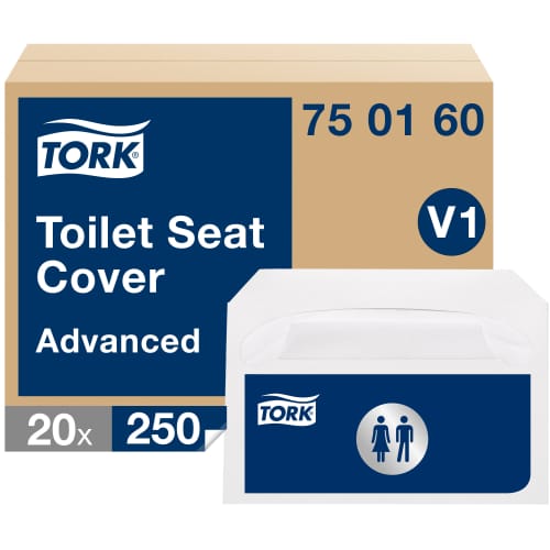 Couvre-sièges en papier pour distributeur Tork