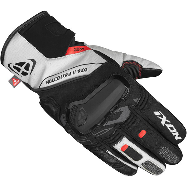 Ixon - Gants femme Pro Knarr Lady Noir / Gris Clair / Rouge