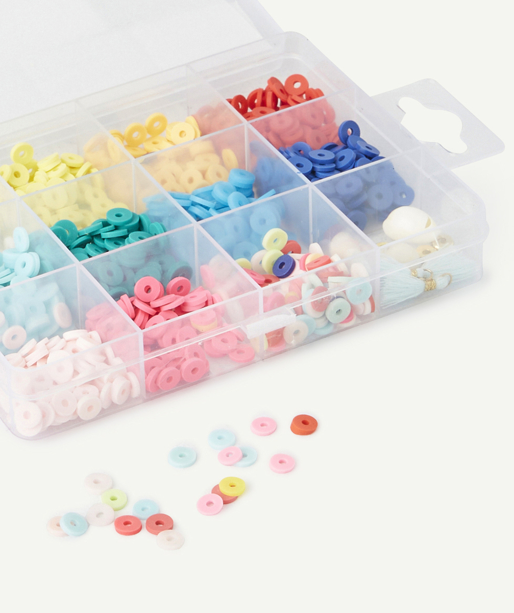 LA PETITE EPICERIEBOÎTE DE PERLES HEISHI 11 COULEURS POP AVEC ACCESSOIRES