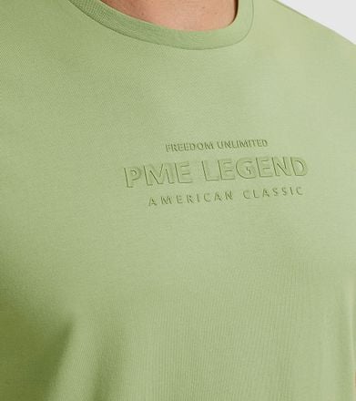 PME Legend T-Shirt Logo Lichtgroen PTSS2504584-6258 kopen