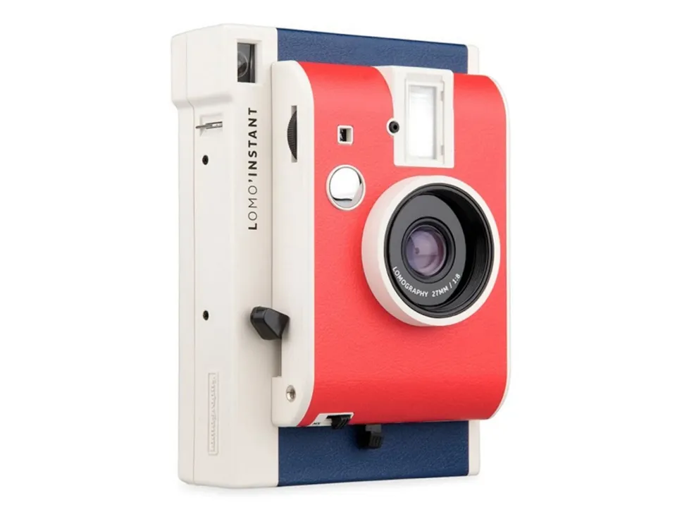 Lomography Lomo’Instant, Blå, Rød, Hvid, 0.4 - 8, Automatisk, 1/125 sek./side, AAA, 6 V