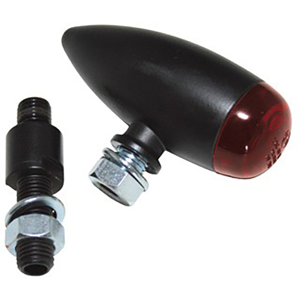Highsider - Feu arrière Led Micro-Bullet Noir / Rouge