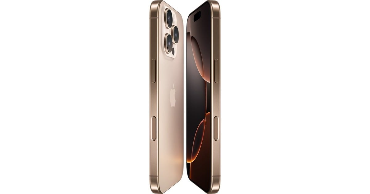 AppleiPhone 16 Pro smartphone  (Beige, 128 GB, iOS)