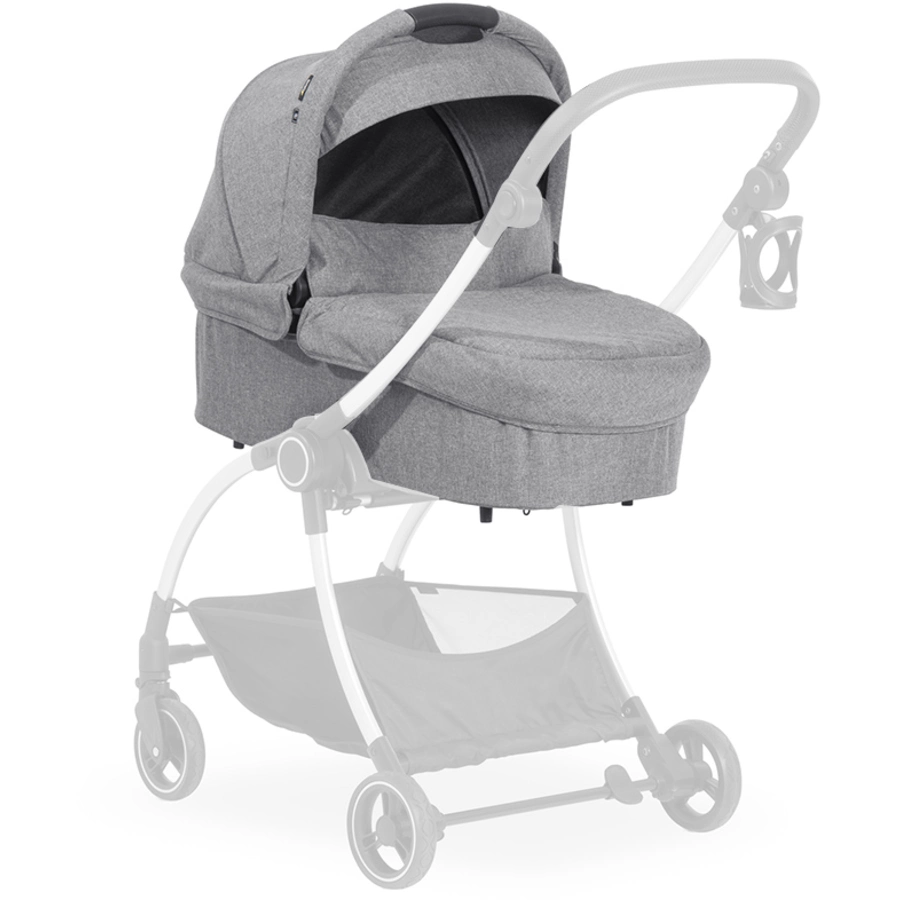 hauck Kinderwagenaufsatz Colibri Melange Grey