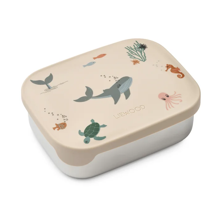 LIEWOOD - Arthur Lunchbox mit Deckel, sea creature / sandy