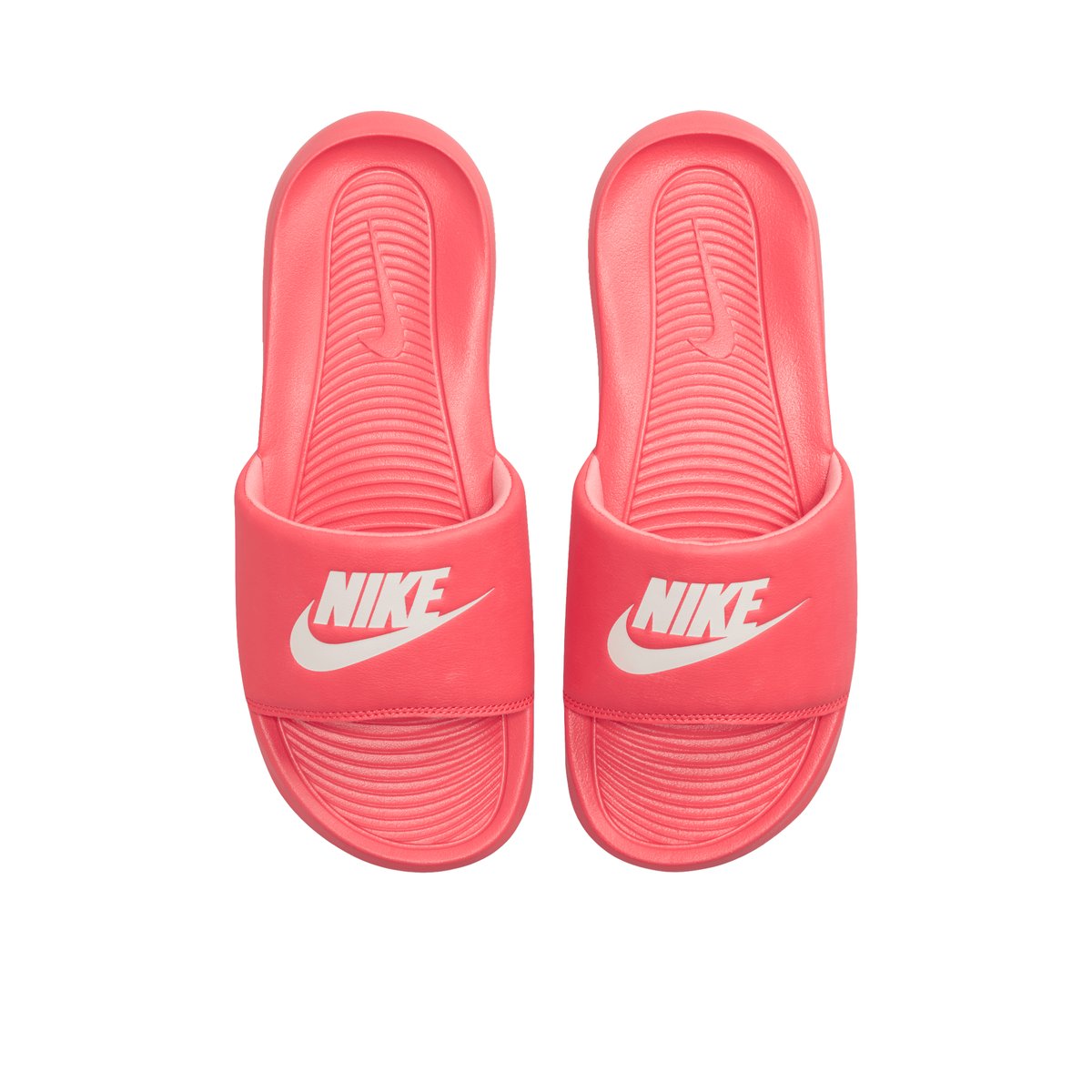 NIKE-Victorione-l-Sandales athlétiques à glissière - Talon plat - Autre Rouge