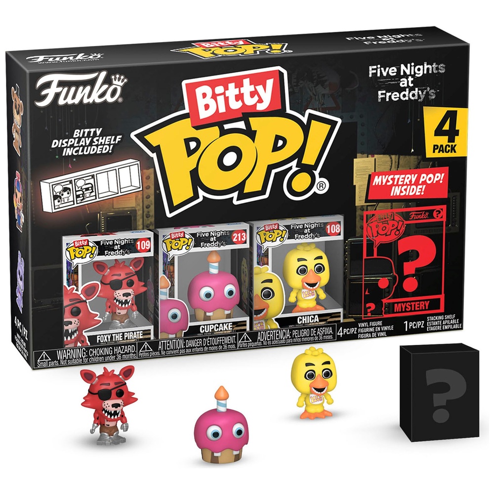 POP! Vinyl: Bitty Pop Five Nights at Freddy's Foxy 4er-Pack