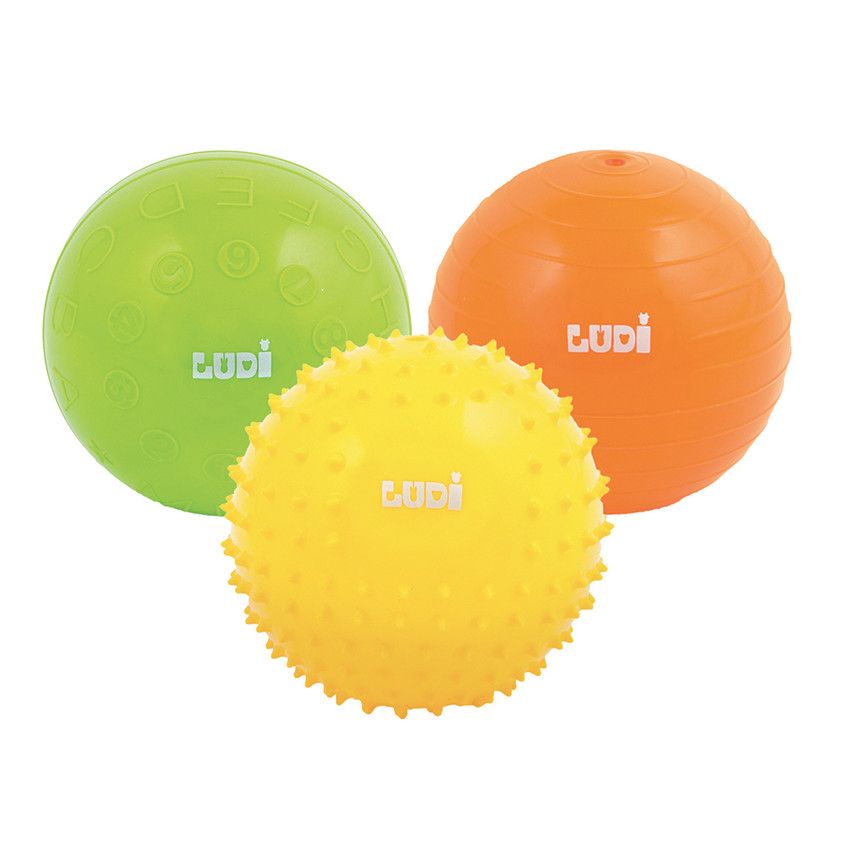 Coffret de 3 Balles sensorielles - Doré