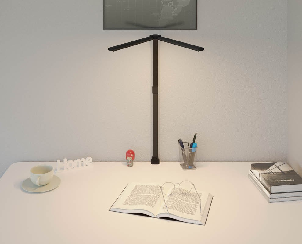 Nova LED Screenbar Schreibtisch Leuchte Monitor Lampe Klemmleuchte (41-5011.008) - Schwarz