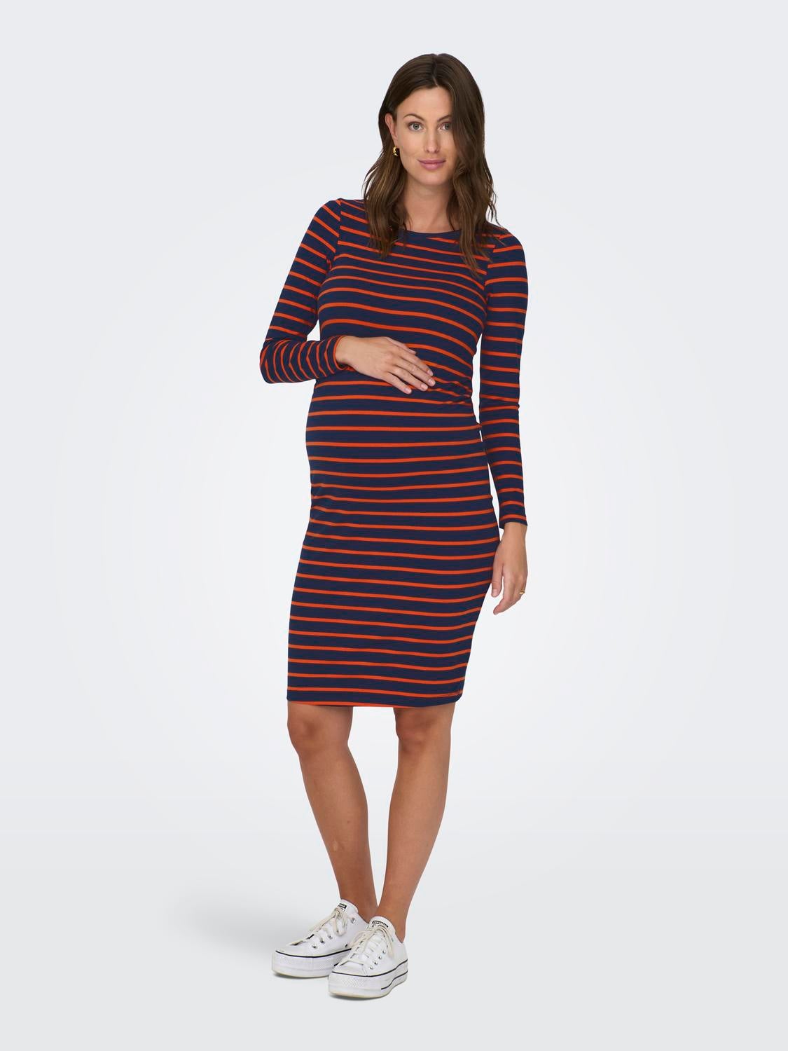 OLMREFFI Midikleid Maritime Blue