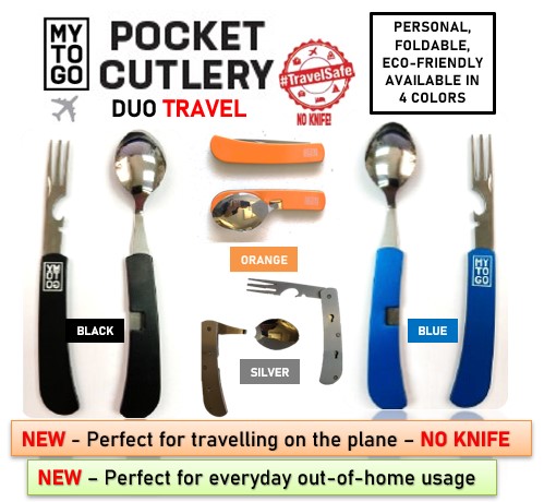 MY TO GO DUO TRAVEL 2 in 1 Taschenbesteck