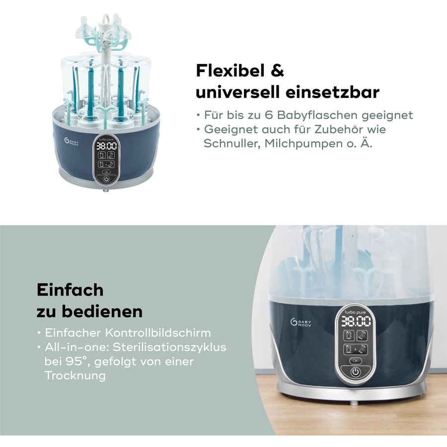 babymoov Dampfsterilisator & Trockner Turbo-Pure