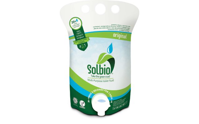 Solbio Original Sanitärflüssigkeit biologischer Sanitärzusatz Eukalyptus Minze