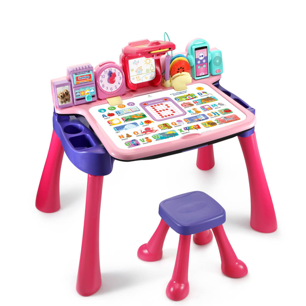 Vtech 80-540954 5-in-1 Magischer Schreibtisch pink