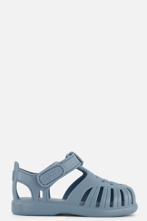 Igor Tobby Solid Sandalen blauw Rubber