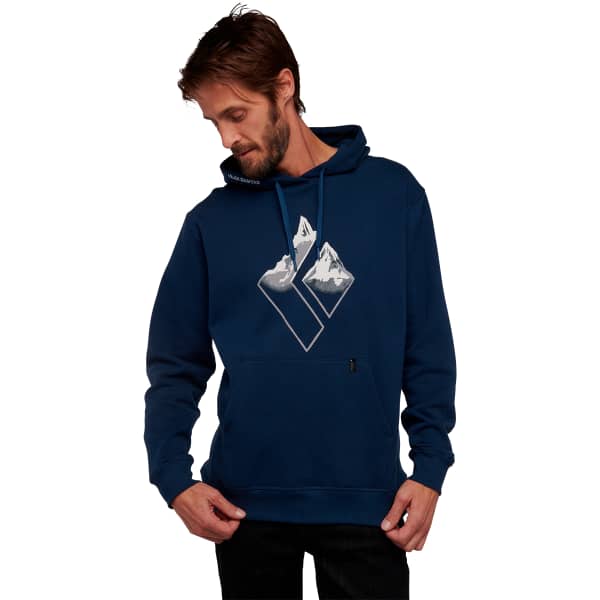 Sweat escalade BLACK DIAMOND M BD MOUNTAIN LOGO HOODY INK BLUE