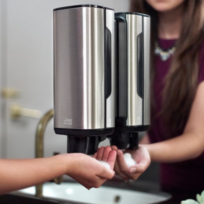 Tork S4 520901 VERNIEUWD ZIE 524901 6st luxe schuimzeep voor S4 zeepdispensers bloemengeur - 6x1000 ml (520901)