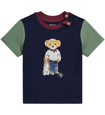 Polo Ralph Lauren T-Shirt - Navy m. Kuscheltier