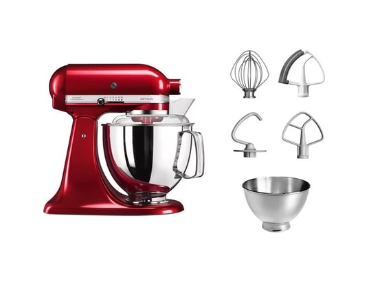 KITCHENAID - Robot culinaire Artisan 4,8L 5KSM175 Pomme d'Amour