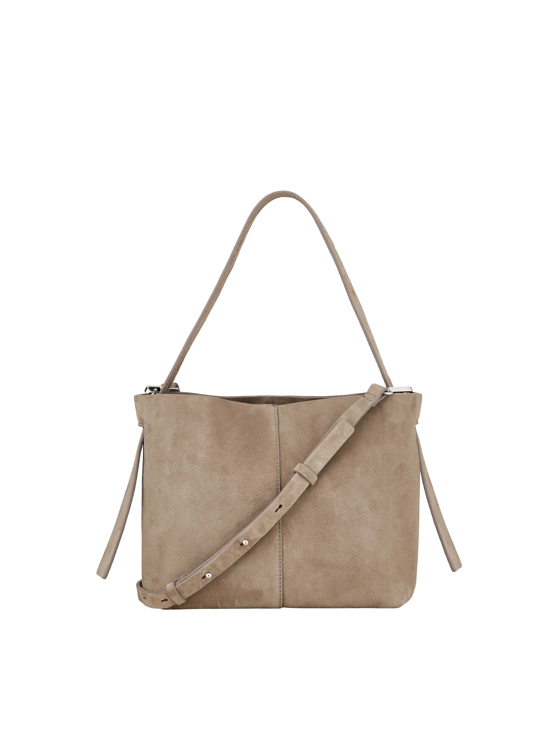 Becksöndergaard  Suede Fraya Small taske - Moral Gray