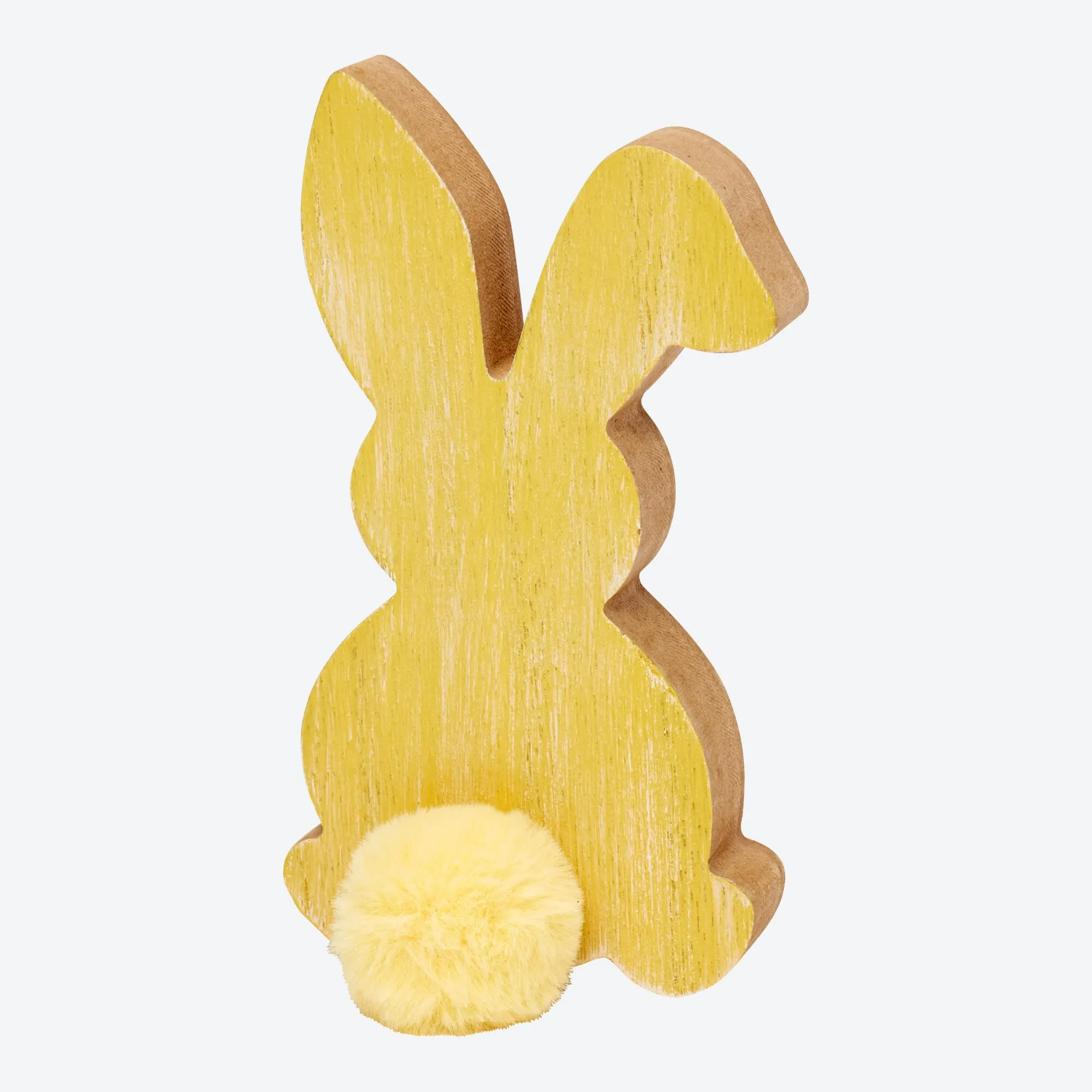 Deko-Hase mit Pompon, ca. 9x4x16cm