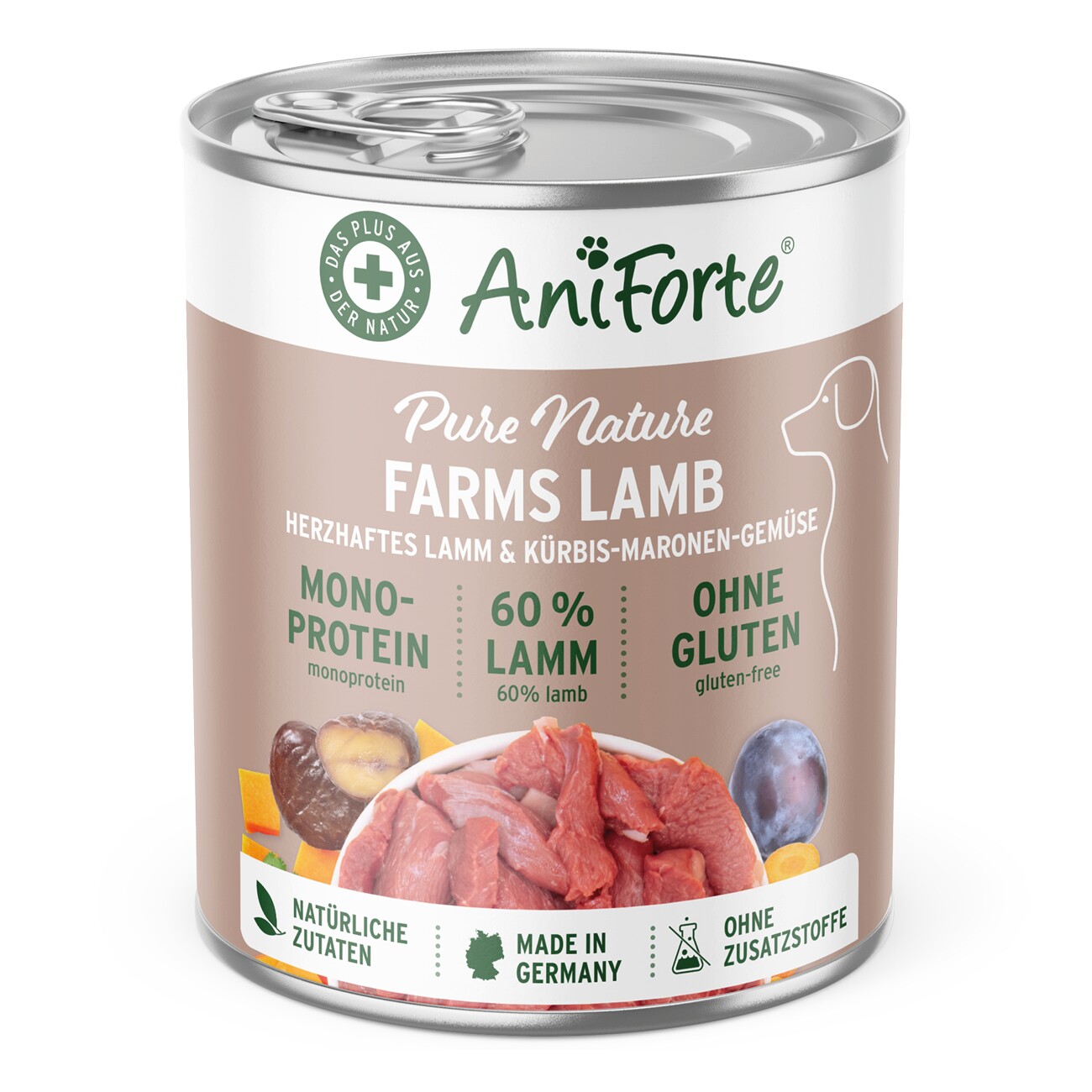 AniForte Nassfutter FarmsLamb Lamm 6x400 g