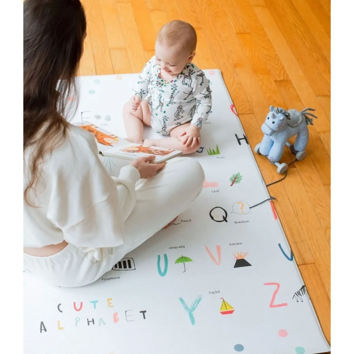 Baby Care Tapis de Jeux Réversible Petit - Dinosaure