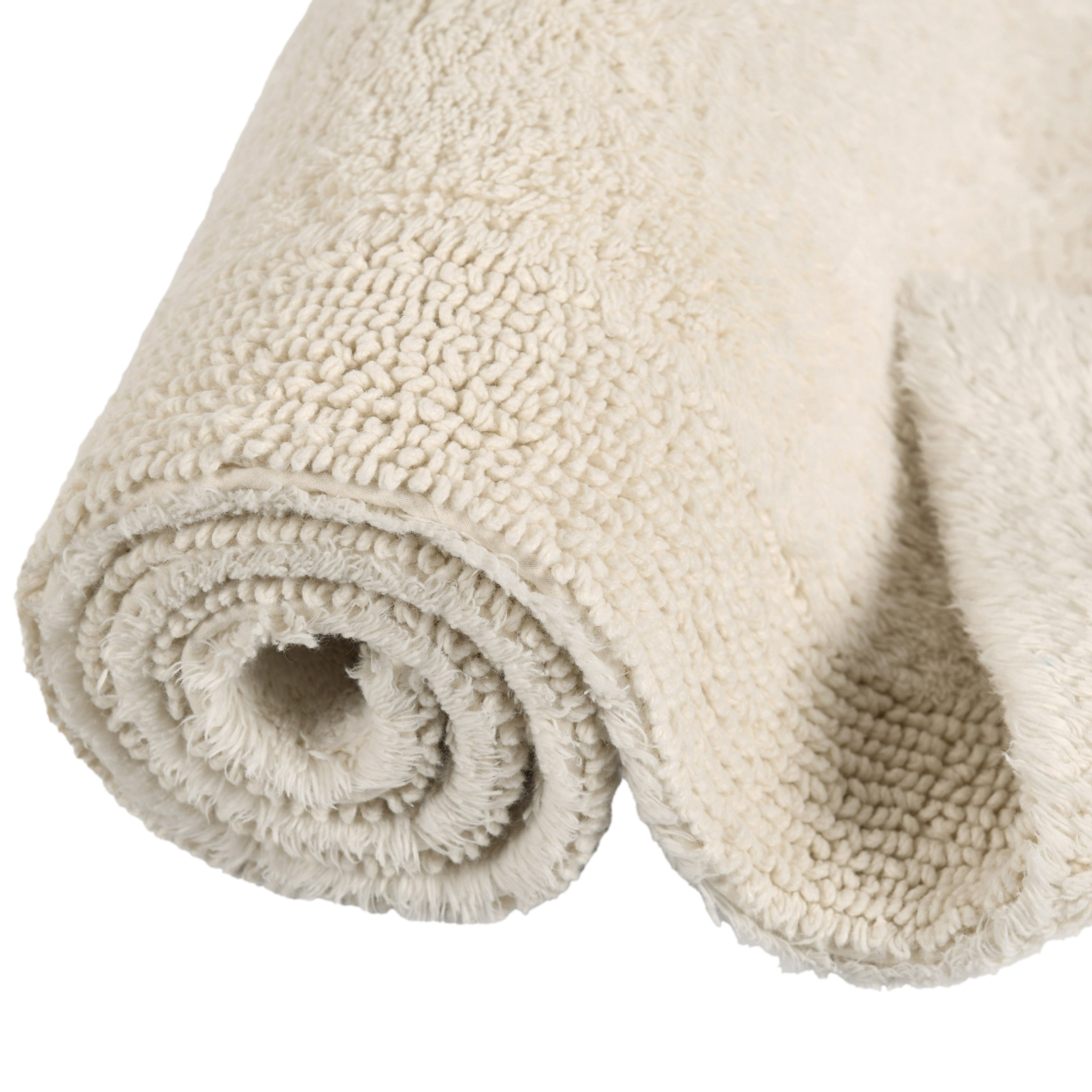 my home Badematte »Kapra, Badvorleger, Badezimmer Teppich« Höhe 14 mm beidseitig nutzbar | fussbodenheizungsgeeignet | strapazierfähig mit Bordüre, Badteppich, Badematte, Baumwolle