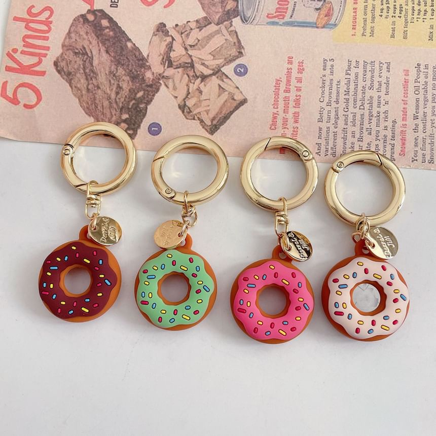 Galeon - Donut Siliconen AirTag Case Sleutelhanger