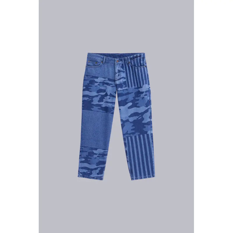 ORGANIC KICK BOYFRIEND JEAN CAMOUFLAGE PANTALON Coton biologique No Gender