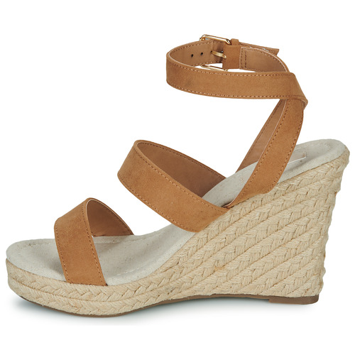 Only - ONLAMELIA-16 WEDGE SANDAL - Cognac