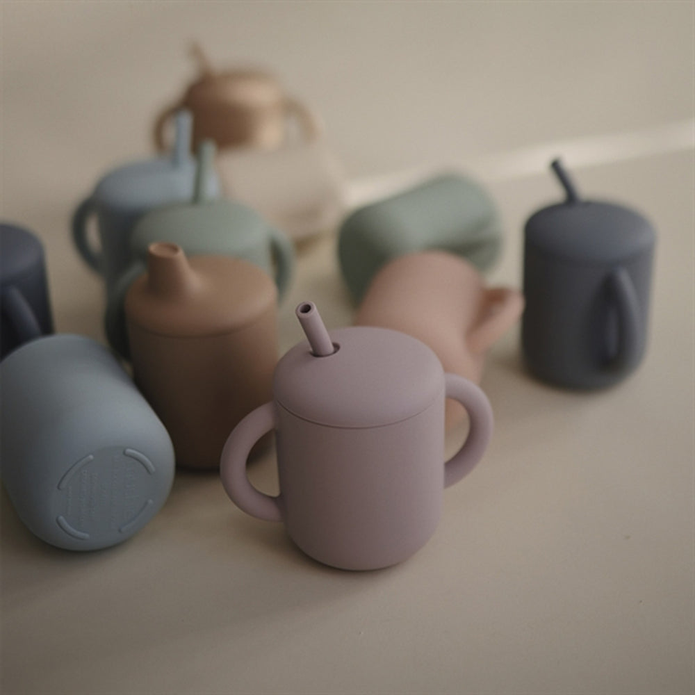 Silikone Drikkekop Soft Lilac - Mushie