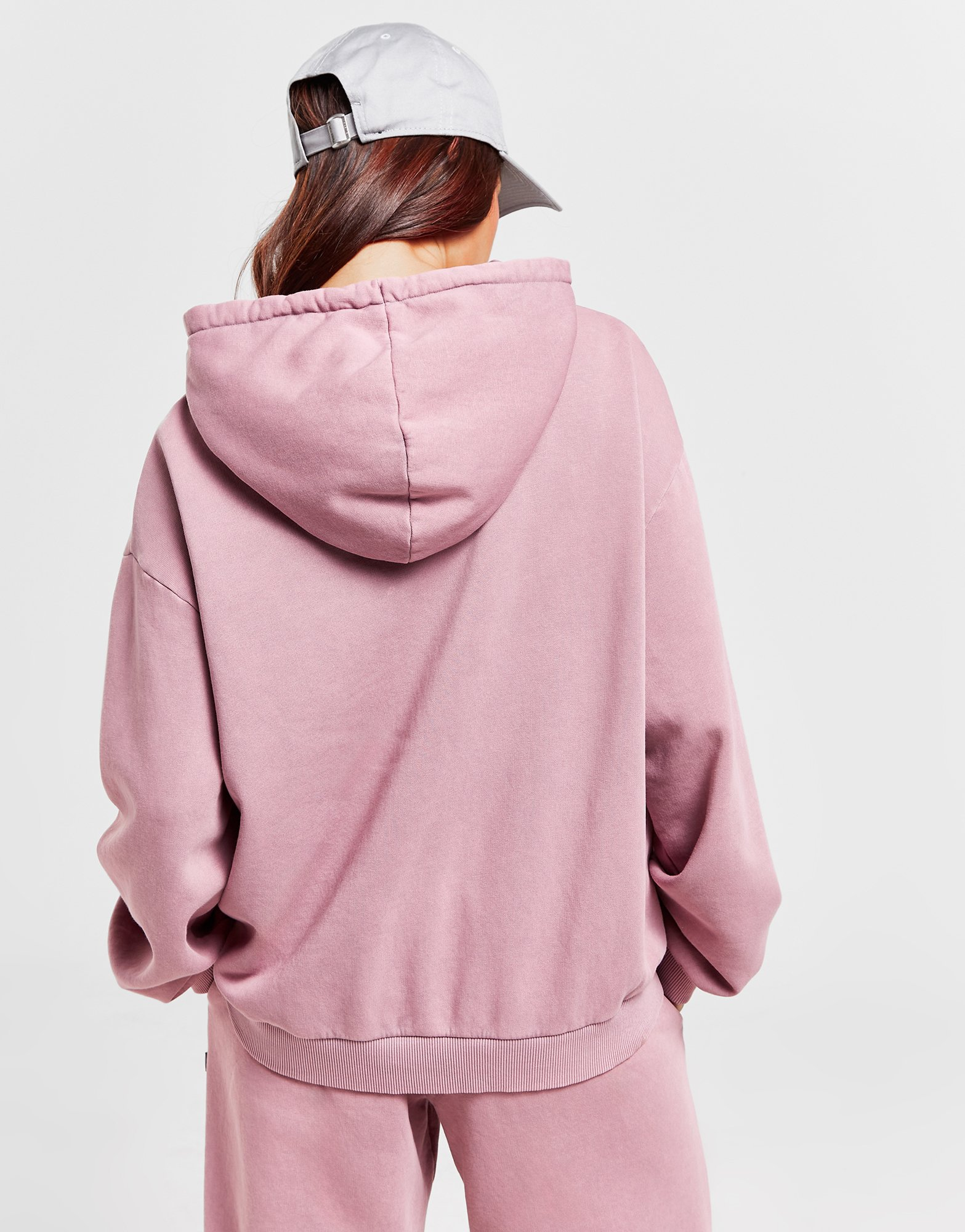 New Balance Sweat à Capuche Logo Délavé Femme