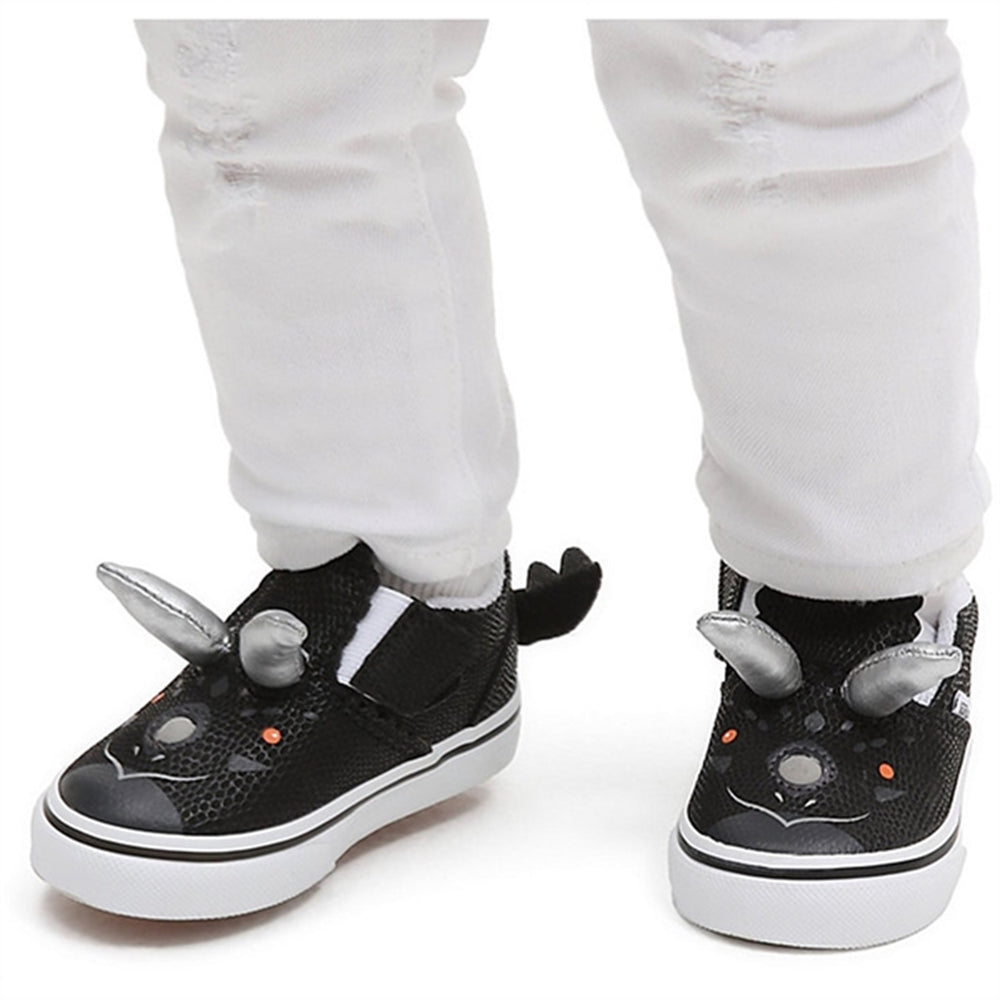 TD Triceratops Slip-On V Dino Sneakers Dino Black/True White