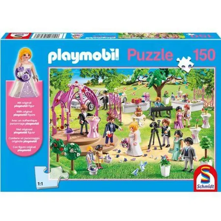 Schmidt Spiele Puzzle - mit PLAYMOBIL®figur Hochzeit