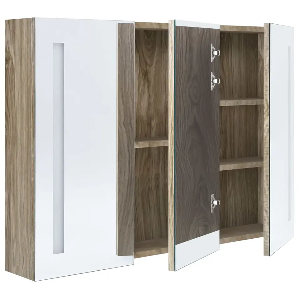 vidaXL - Badkamerkast - Grijs - MDF - 89 x 14 x 62 cm