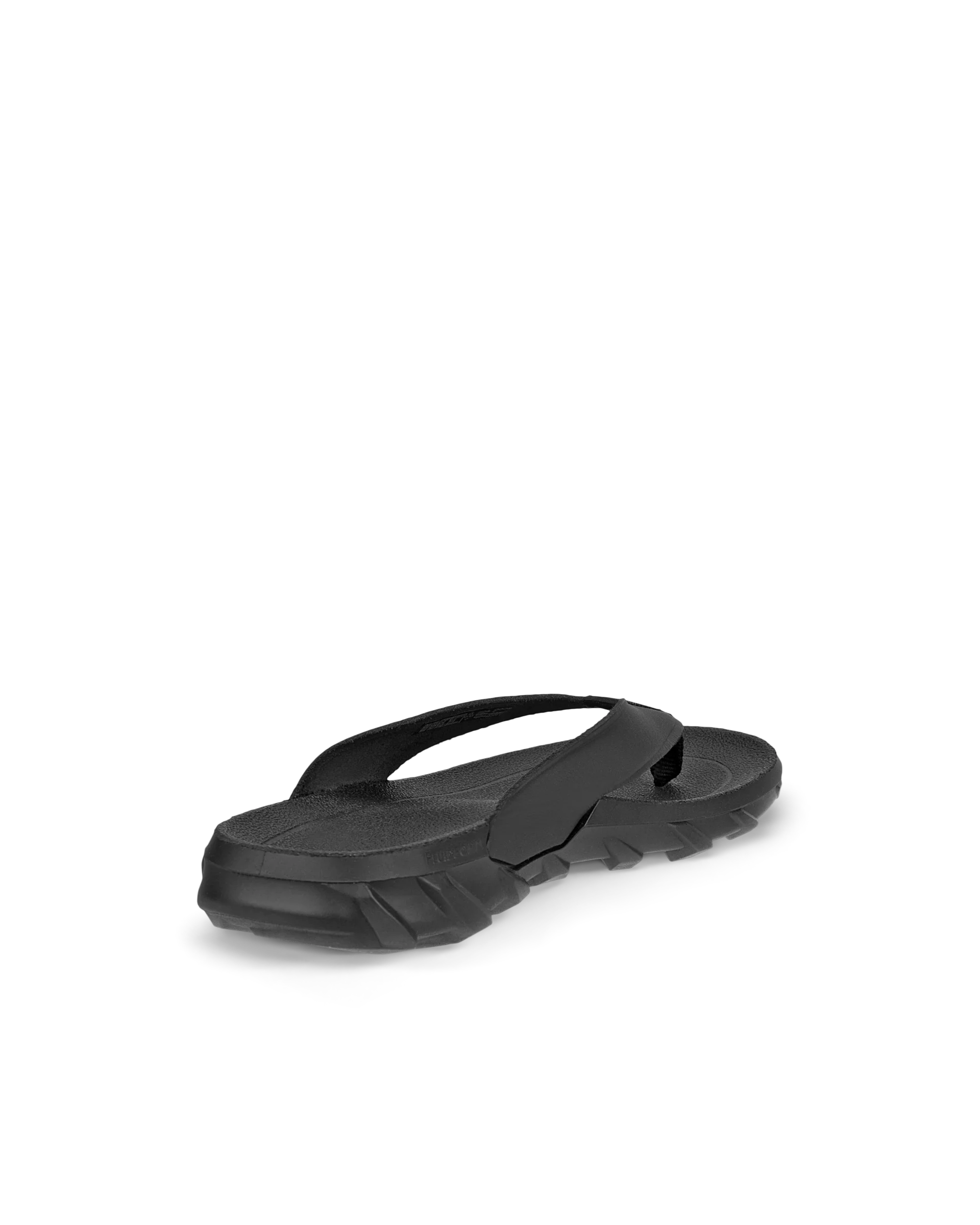 ECCO MX FLIPSIDER Unisex Zehensandale aus Leder Schwarz