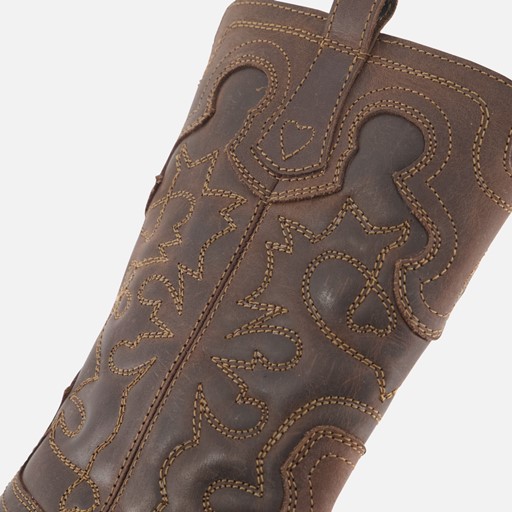Shoesme Cowboylaarzen bruin Leer