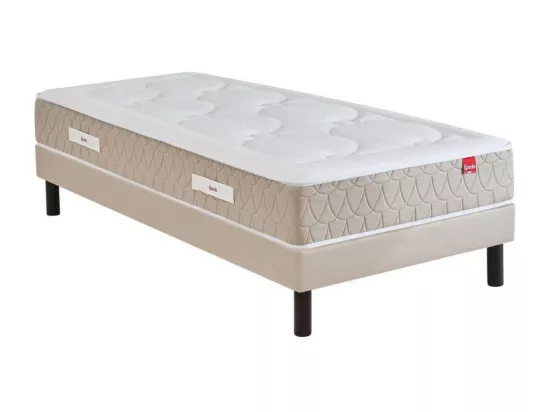 Clémaé 2 - Matelas à ressorts et latex, accueil équilibré - 90x190cm