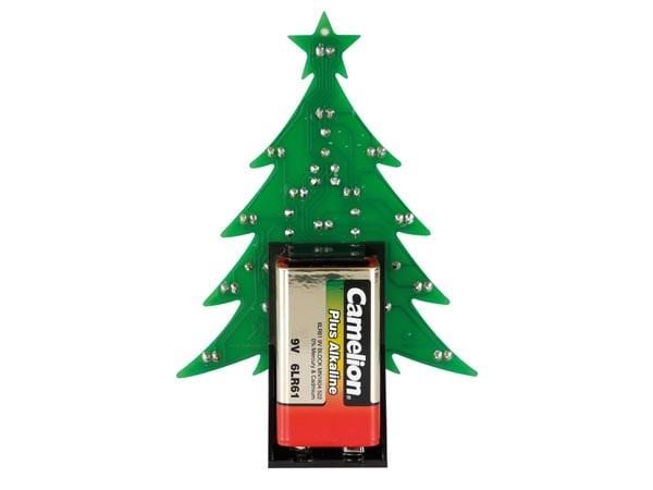 Whadda Bausatz Weinachtsbaum Blau LED, mit Ein/Aus Schalter Elektronikbausatz