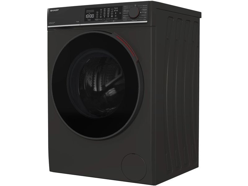 Sharp Waschmaschine ES-WNFL914CMDA-DE Links Frontloader mit 9 kg Ladekapazität