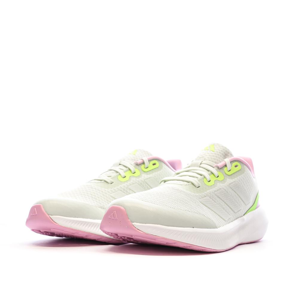 Adidas Chaussures de running Blanches/Roses Fille Adidas Runfalcon
