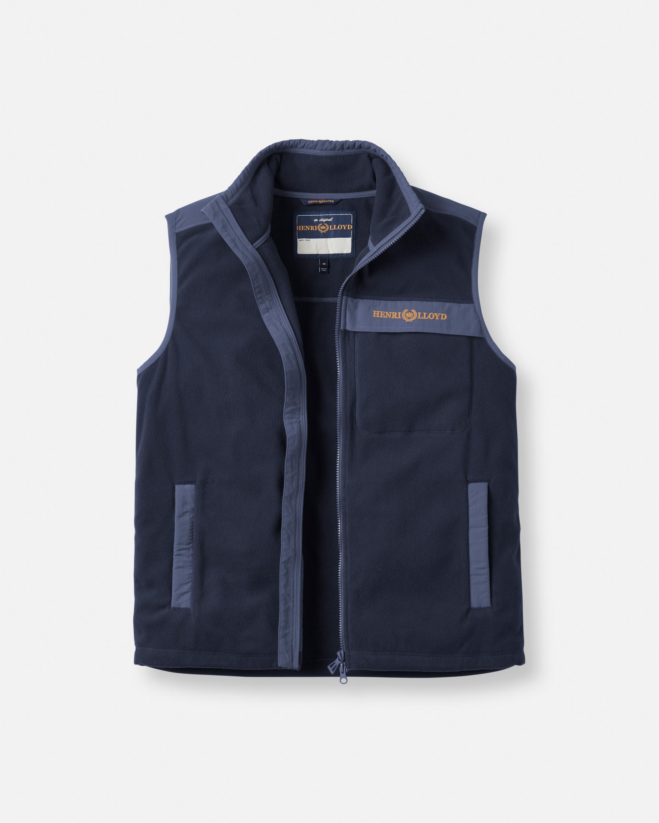 Henri Lloyd Crew Fleece Vest Navy Blue