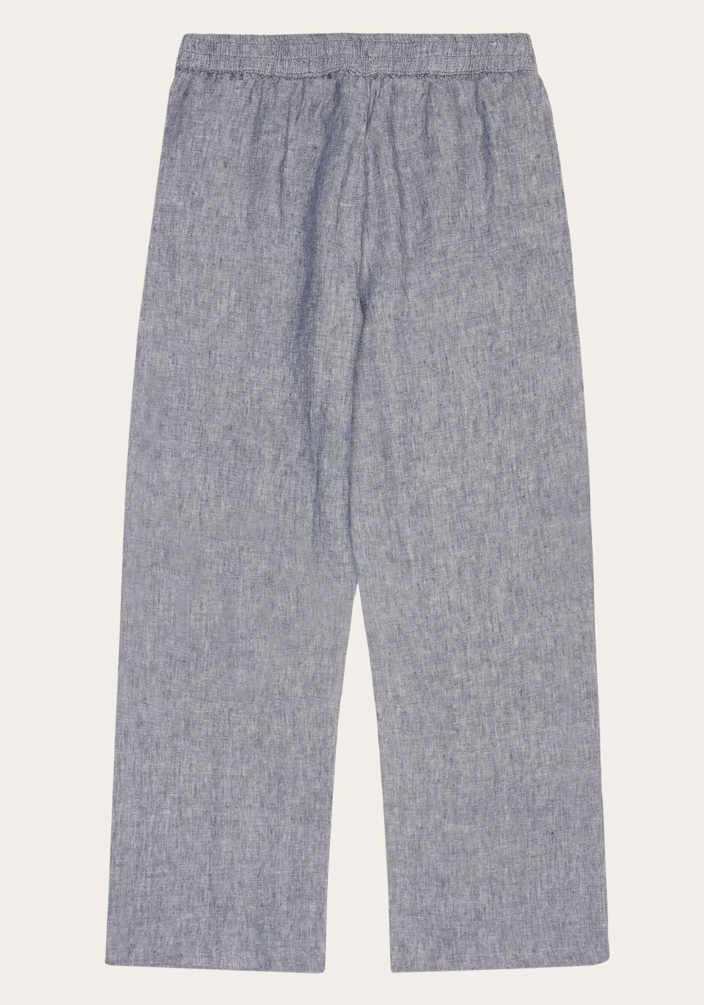 Knowledge Cotton Apparel Leinenhose Posey Wide Linen Pants Vintage Indigo