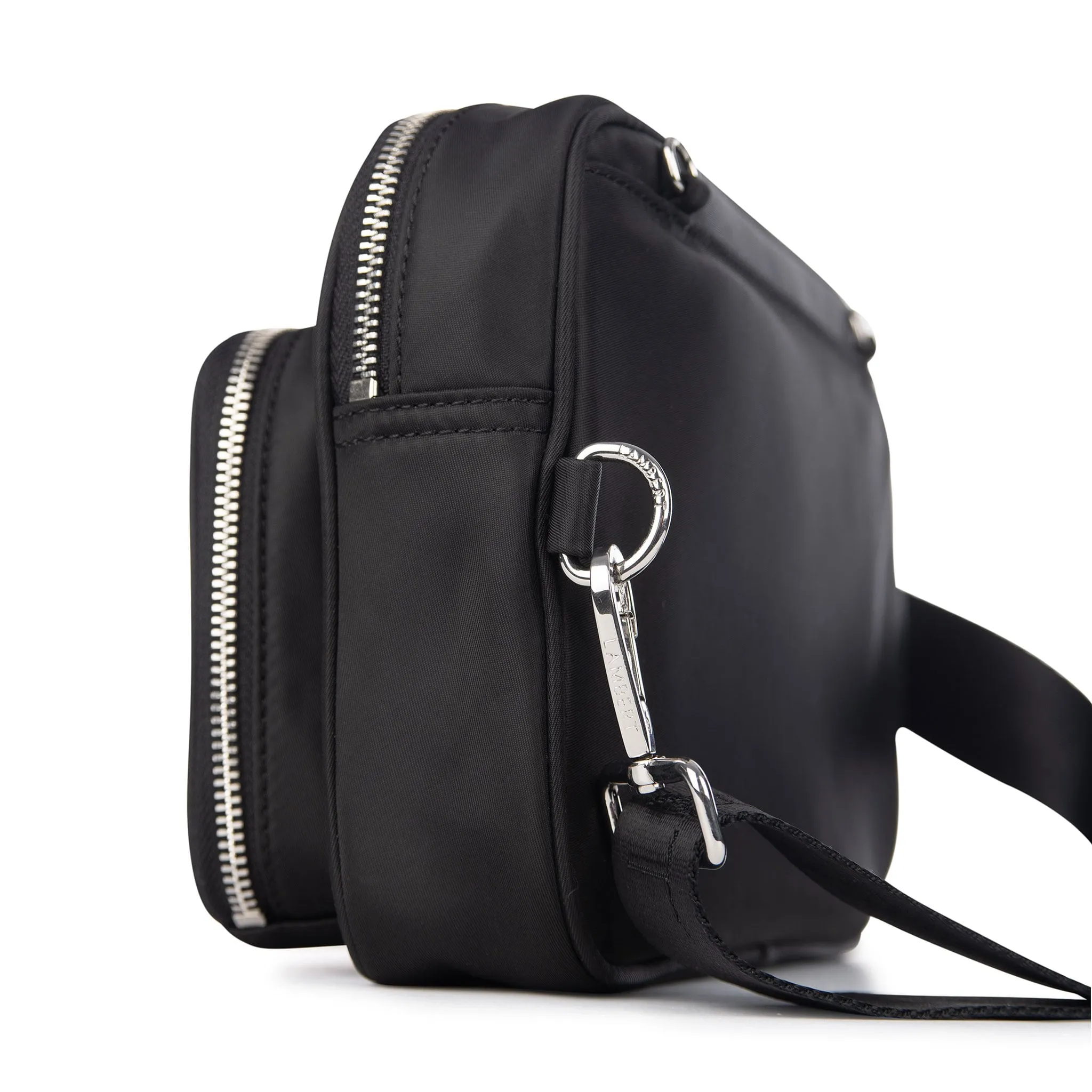 Lambert Petit Sac à Couches + Tapis à Langer Annika - Noir
