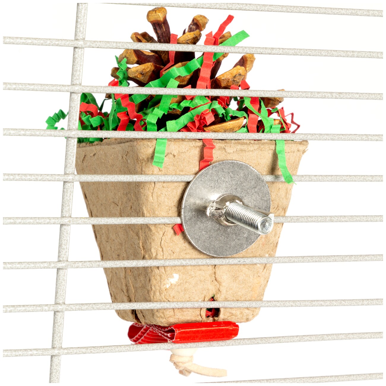 HappyBird Knabberspielzeug Pinecone Cup