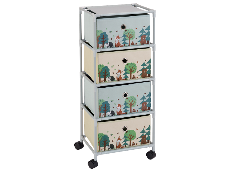 Kinder kast op wielen