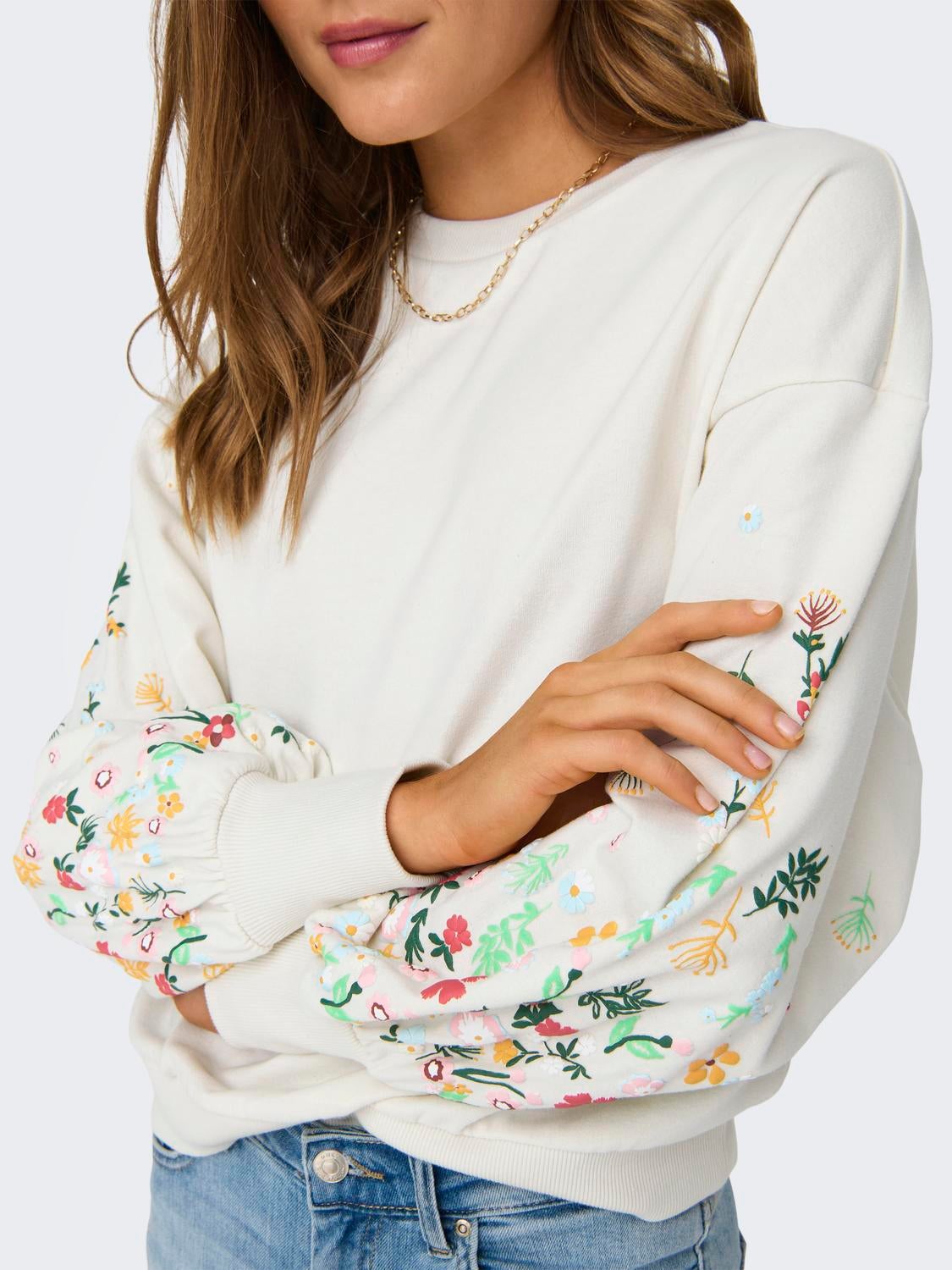 ONLBROOKE Sweatshirt Cloud Dancer