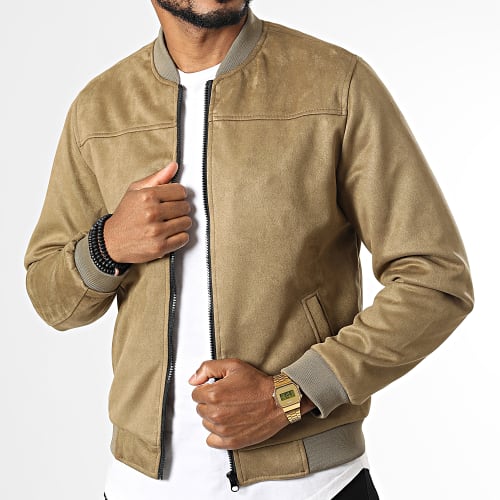 Veste Suedine MKTS04 Vert Kaki Clair