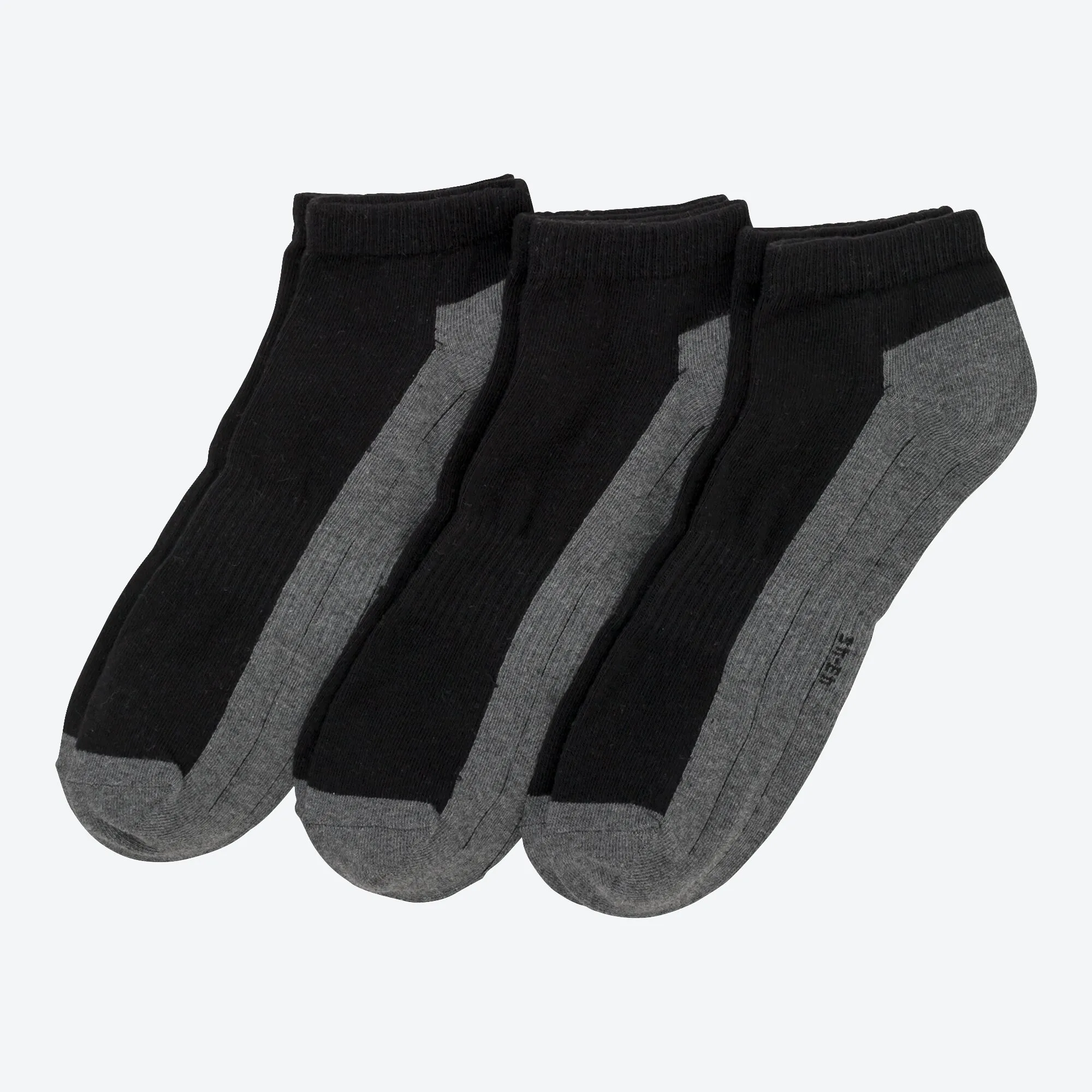 Herren-Sport-Sneaker-Socken, 3er-Pack